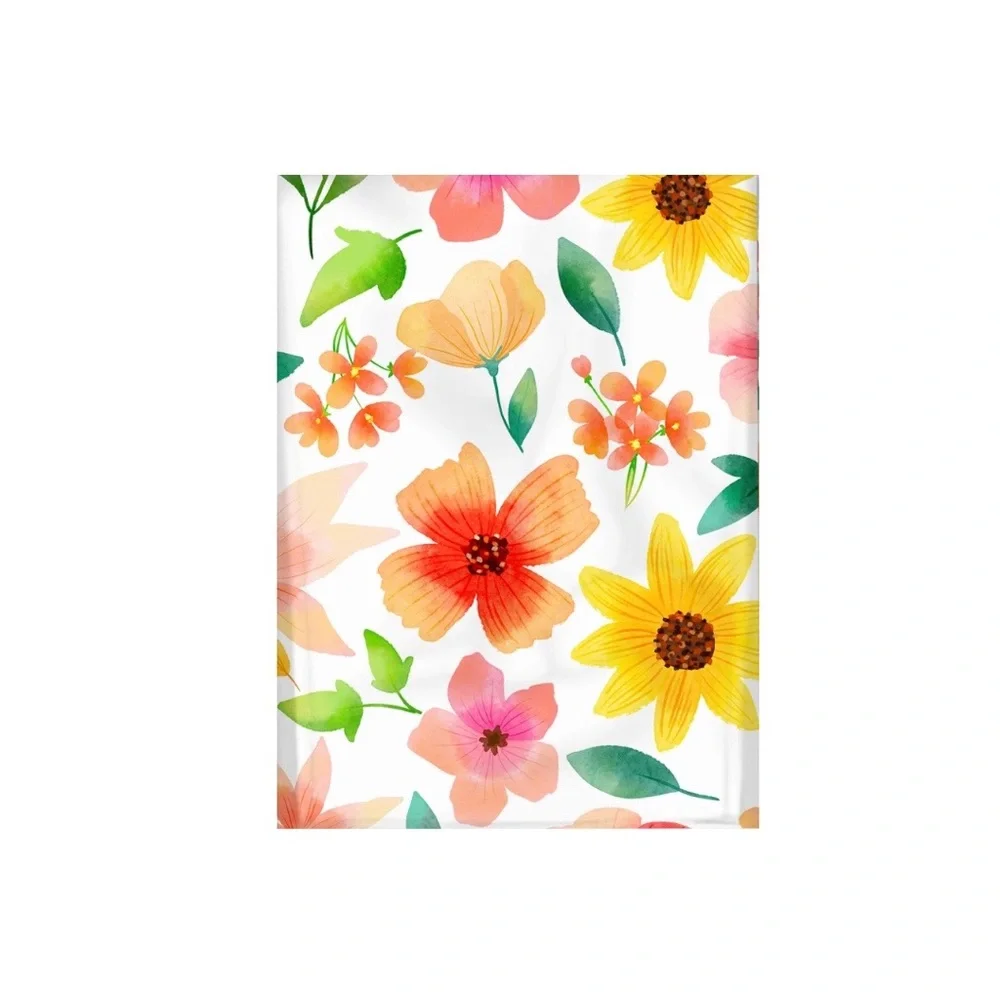 LAST ONE ☝🏻 25 10X13 Poly Mailers Flower Watercolor Shipping Envelopes Bags - Picture 5 of 5